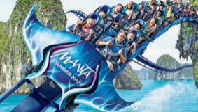 SeaWorld Manta Ray roller coaster